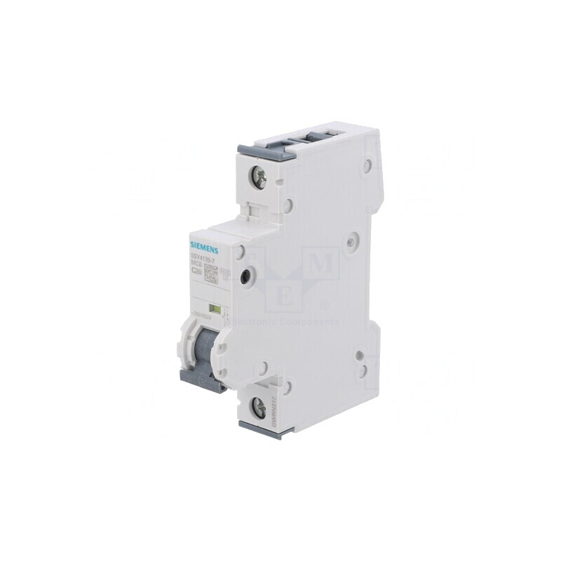 Întrerupător de Supracurent 20A 230/400VAC 1P 10kA | Electronic-mag.ro | Componente Electronice