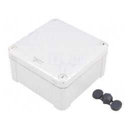 Carcasă Universală Policarbonat Gri 105x105x62 mm | Electronic-mag.ro | Componente Electronice
