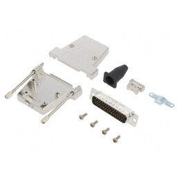 Conector D-Sub HD 44 pini tată drept aurit 11,5mm | Electronic-mag.ro | Componente Electronice