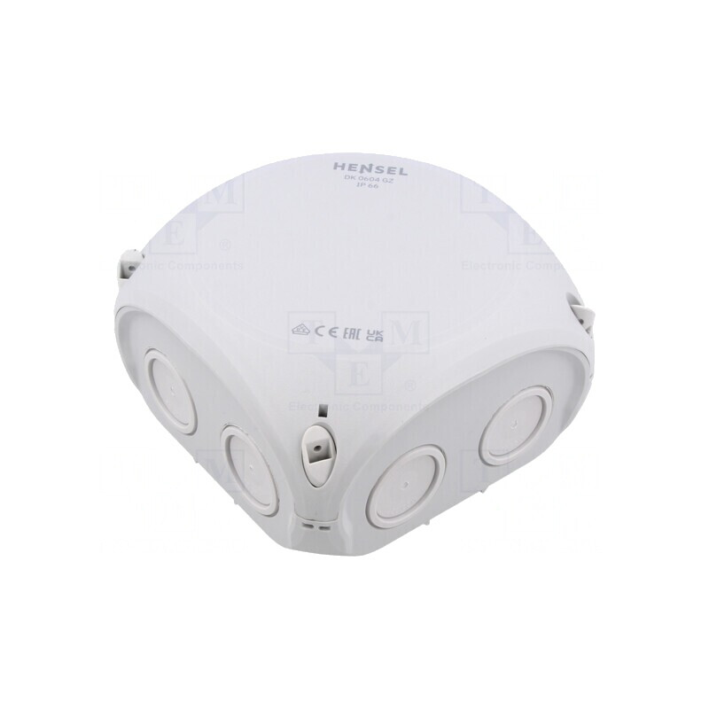 Cutie de conexiuni IP66 130x130x77mm Gri | Electronic-mag.ro | Componente Electronice