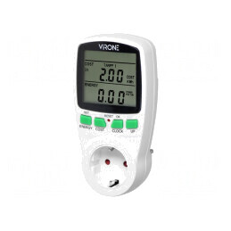 Controler Electric Alb IP20 16A 230VAC 50/60Hz | Electronic-mag.ro | Componente Electronice