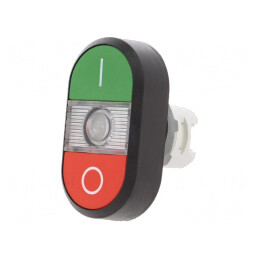Comutator Dublu 22mm Roșu/Verde IP66 | Electronic-mag.ro | Componente Electronice