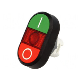 Comutator dublu 22mm roșu/verde IP66 | Electronic-mag.ro | Componente Electronice