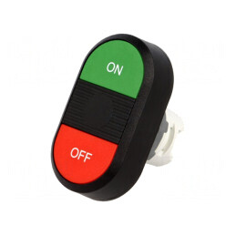 Comutator Dublu 22mm Roșu/Verde fără IP66 | Electronic-mag.ro | Componente Electronice