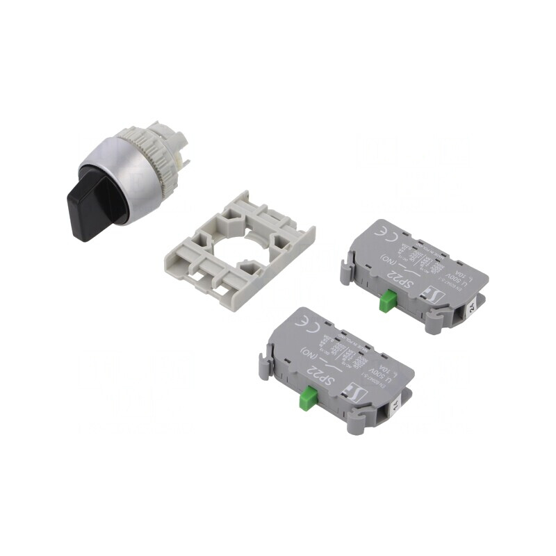 Comutator Rotativ 22mm IP65 Negru 3 Pozitii | Electronic-mag.ro | Componente Electronice Comutator Rotativ 22mm IP65 Negru 3 Pozitii | Electronic-mag.ro | Componente Electronice