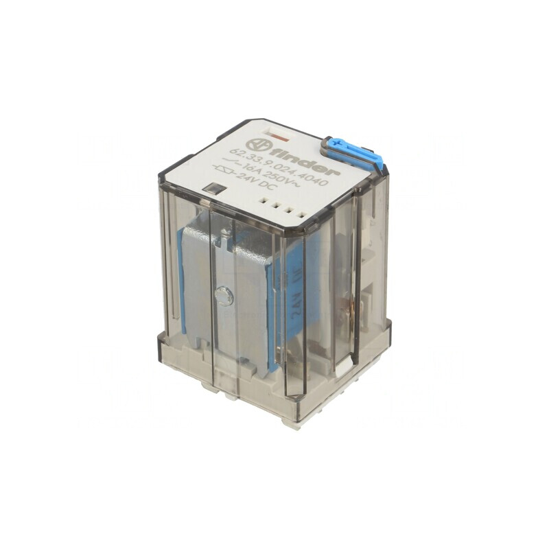 Releu electromagnetic 3PDT 24VDC 30A 16A/30VDC | Electronic-mag.ro | Componente Electronice