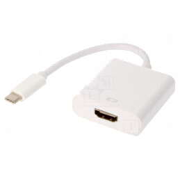 Adaptor USB 3.1 HDMI USB C Alb 0,15m | Electronic-mag.ro | Componente Electronice