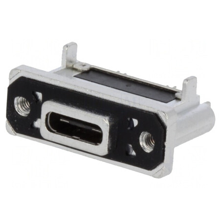 Soclu USB C Aurit IP67 5A | Electronic-mag.ro | Componente Electronice