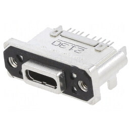 Soclu USB C IP67 Aurit M2,5 | Electronic-mag.ro | Componente Electronice