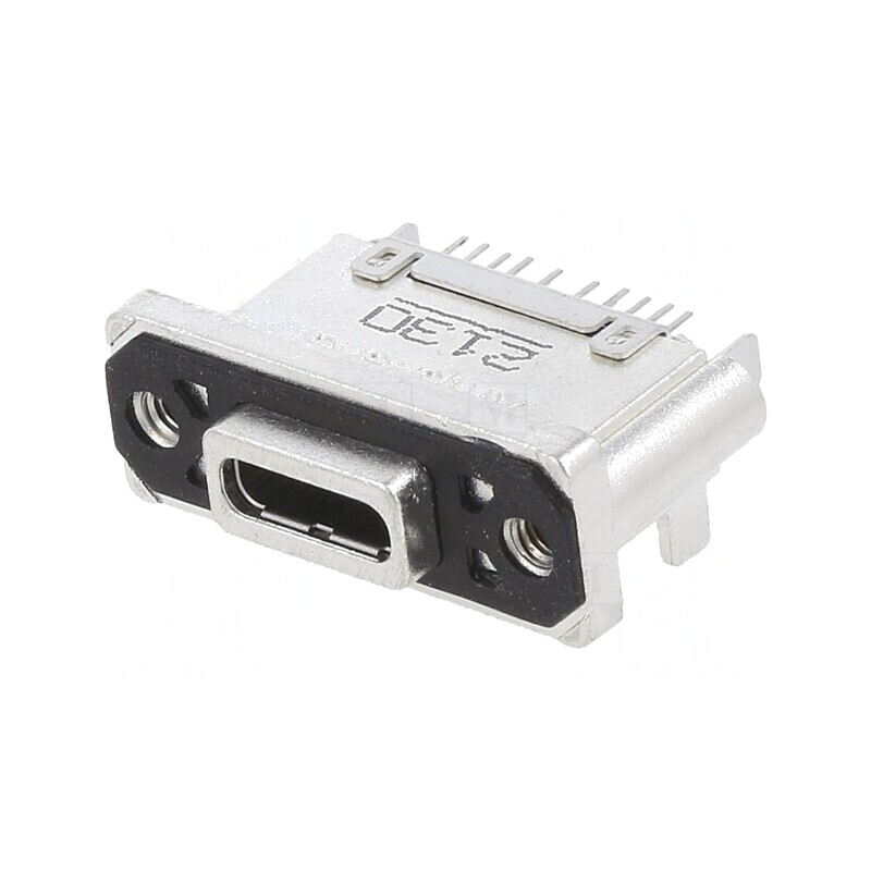 Soclu USB C IP67 Aurit M2,5 | Electronic-mag.ro | Componente Electronice