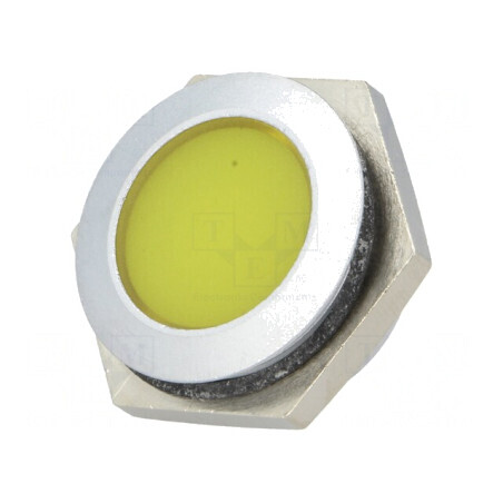 Lampă de control LED galbenă 12-14V Ø22mm IP67 | Electronic-mag.ro | Componente Electronice