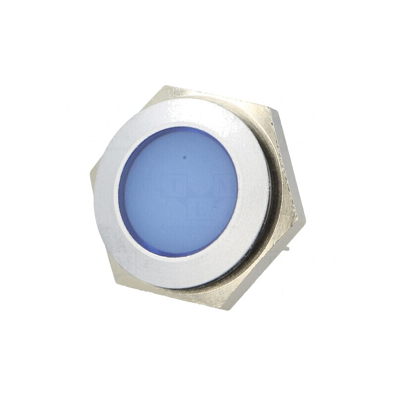 Lampă de control LED plată albastră IP67 Ø22mm 24-28VDC | Electronic-mag.ro | Componente Electronice Lampă de control LED plată albastră IP67 Ø22mm 24-28VDC | Electronic-mag.ro | Componente Electronice