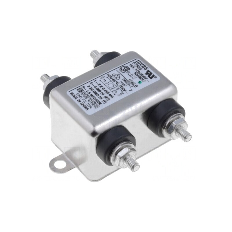 Filtru Anti-Interferențe Monofazat 250VAC 10A | Electronic-mag.ro | Componente Electronice