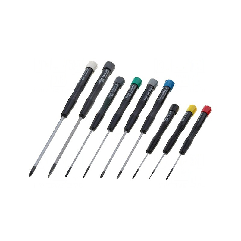 Kit Şurubelniţe Precizie Phillips şi Plată 9 Bucăţi | Electronic-mag.ro | Componente Electronice