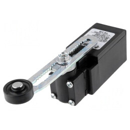Limitator cursă manetă de reglare 53-112mm, rolă 20mm | Electronic-mag.ro | Componente Electronice