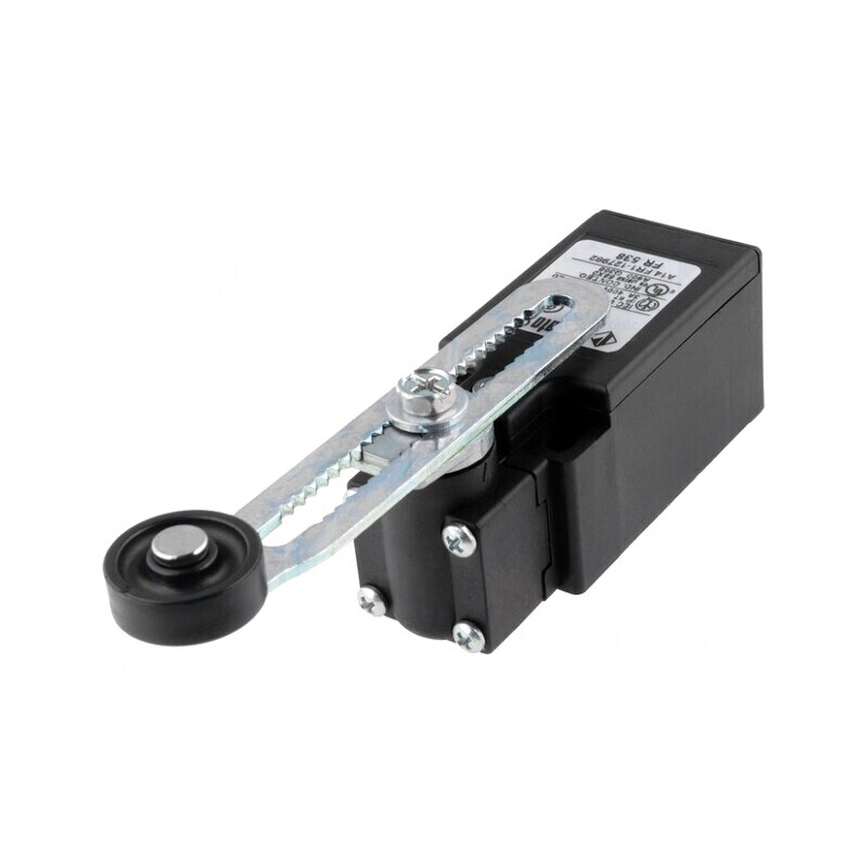 Limitator cursă manetă de reglare 53-112mm, rolă 20mm | Electronic-mag.ro | Componente Electronice