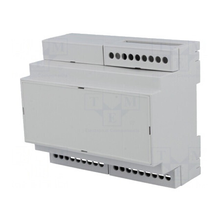 Carcasă DIN 90x106x53mm PPO Gri | Electronic-mag.ro | Componente Electronice