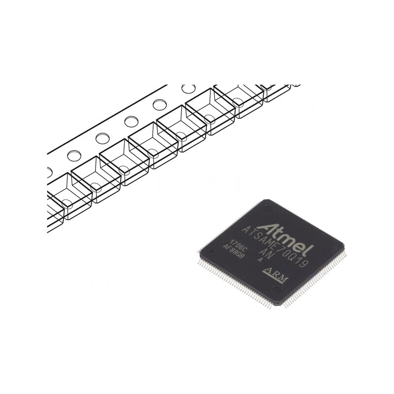 Microcontroler ARM LQFP144 1,62-3,6VDC ATSAME70Q19A-AN | Electronic-mag.ro | Componente Electronice Microcontroler ARM LQFP144 1,62-3,6VDC ATSAME70Q19A-AN | Electronic-mag.ro | Componente Electronice