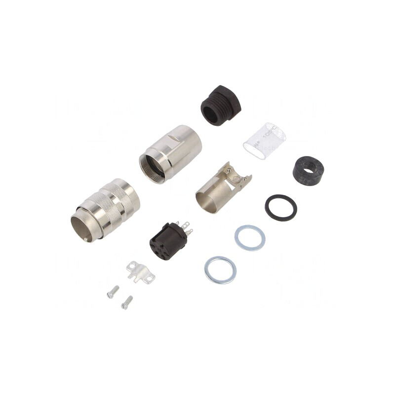 Conector M16 Mufă Mamă 5 PIN Lipire Pe Cablu 300V | Electronic-mag.ro | Componente Electronice Conector M16 Mufă Mamă 5 PIN Lipire Pe Cablu 300V | Electronic-mag.ro | Componente Electronice