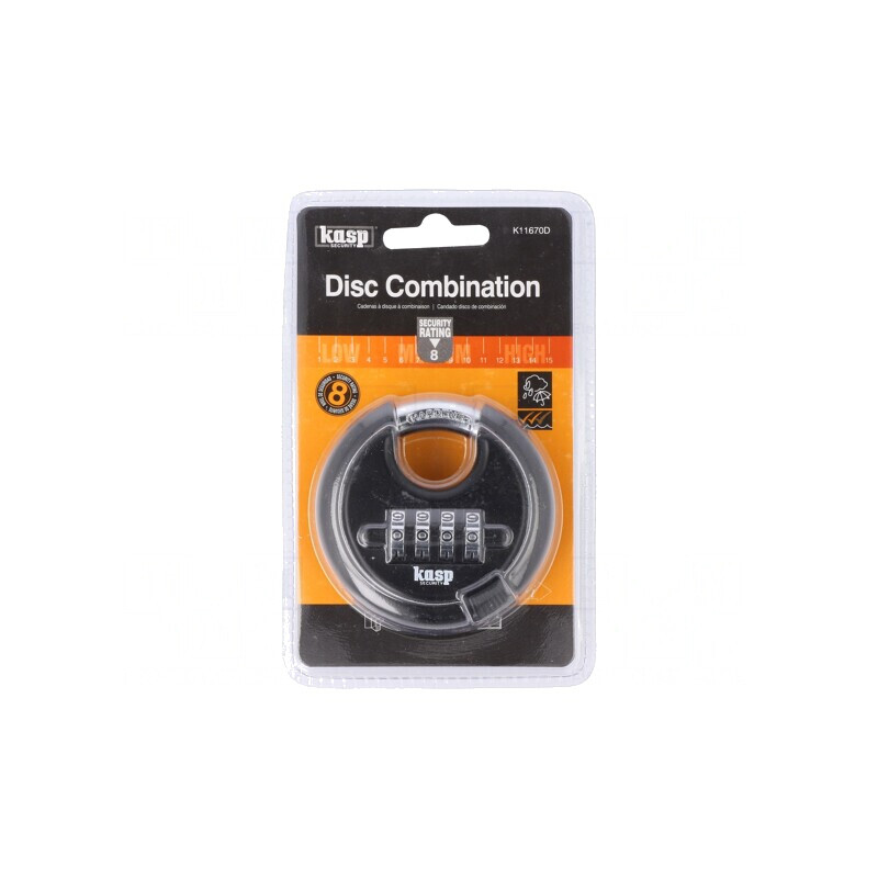 Lacăt Circular cu Cifru 70mm 4 Cifre | Electronic-mag.ro | Componente Electronice