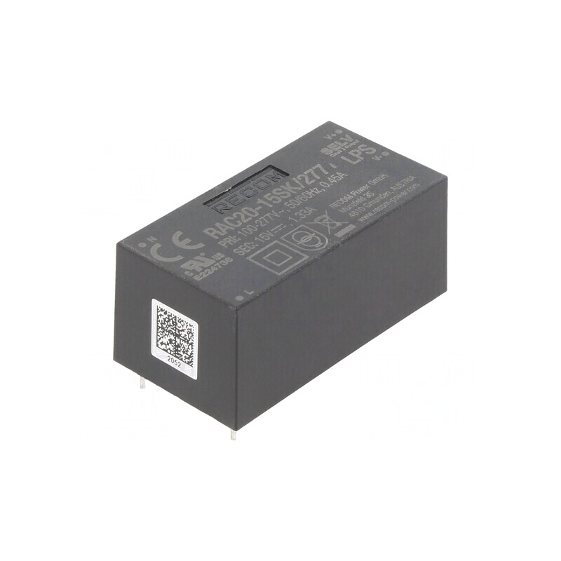 Convertor AC/DC 20W 15V 85-305VAC 120-430VDC | Electronic-mag.ro | Componente Electronice