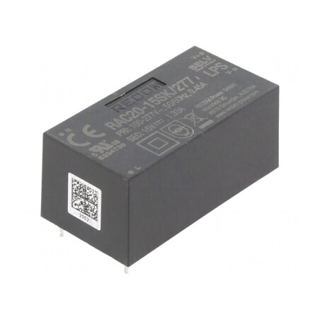 Convertor AC/DC 20W 15V 85-305VAC 120-430VDC | Electronic-mag.ro | Componente Electronice