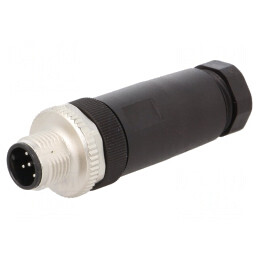 Mufă M12 PIN 5 tată IP67 CANopen DeviceNet pe cablu | Electronic-mag.ro | Componente Electronice