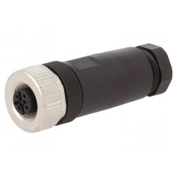 Mufă M12 5-PIN mamă IP67 pe cablu | Electronic-mag.ro | Componente Electronice