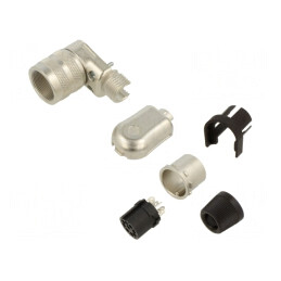 Conector M16 Mufă Mamă 8 PIN 5A 32V IP40 pentru Lipire pe Cablu | Electronic-mag.ro | Componente Electronice