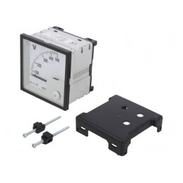 Voltmetru Panou 0-500V Clasa 1.5 50-60Hz 72x72x68mm | Electronic-mag.ro | Componente Electronice