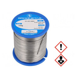 Sârmă de lipit cu plumb 1,2mm 0,25kg BROFIL | Electronic-mag.ro | Componente Electronice