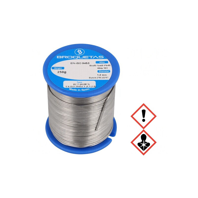 Sârmă de lipit cu plumb 1,2mm 0,25kg BROFIL | Electronic-mag.ro | Componente Electronice