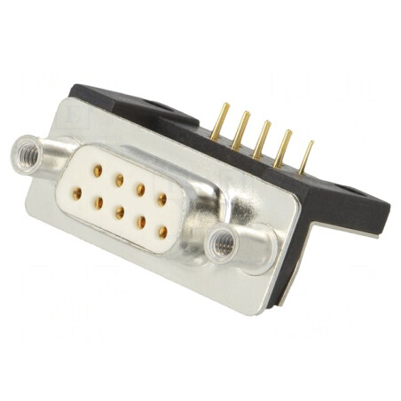 Conector D-Sub 9-Pin Soclu Mamă pentru PCB THT | Electronic-mag.ro | Componente Electronice