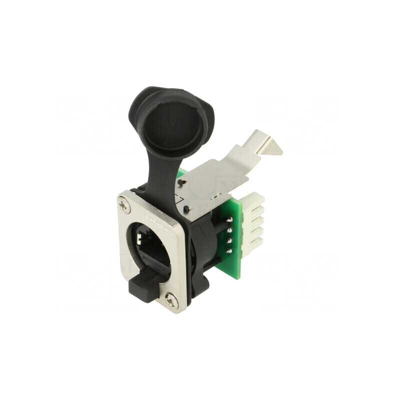 Conector CAT5e RJ45 IP54 Horizontal PCB | Electronic-mag.ro | Componente Electronice