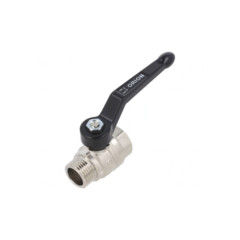 Robinet Mecanic cu Bilă Alamă Nichelată 25bar | Electronic-mag.ro | Componente Electronice
