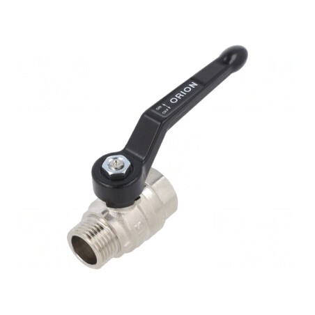 Robinet Mecanic cu Bilă Alamă Nichelată 25bar | Electronic-mag.ro | Componente Electronice