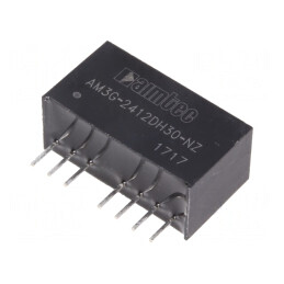 Convertor DC/DC 3W 18-36V la 12V/-12V SIP8 | Electronic-mag.ro | Componente Electronice