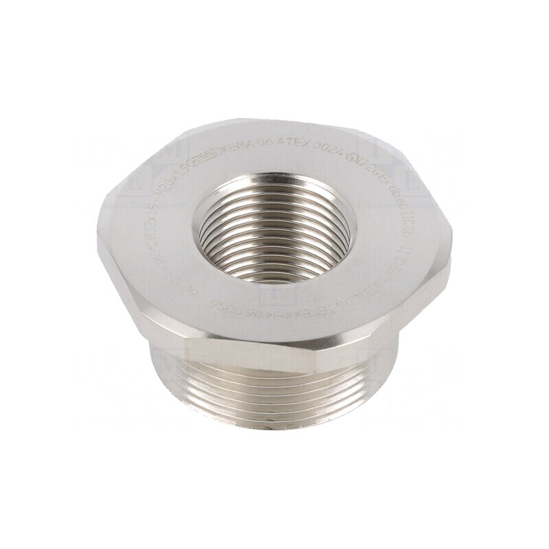 Reducţie Filet M20 Alamă IP68 | Electronic-mag.ro | Componente Electronice