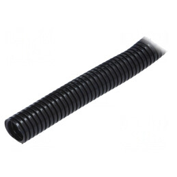 Tub de protecție negru 29mm poliamidă 50m