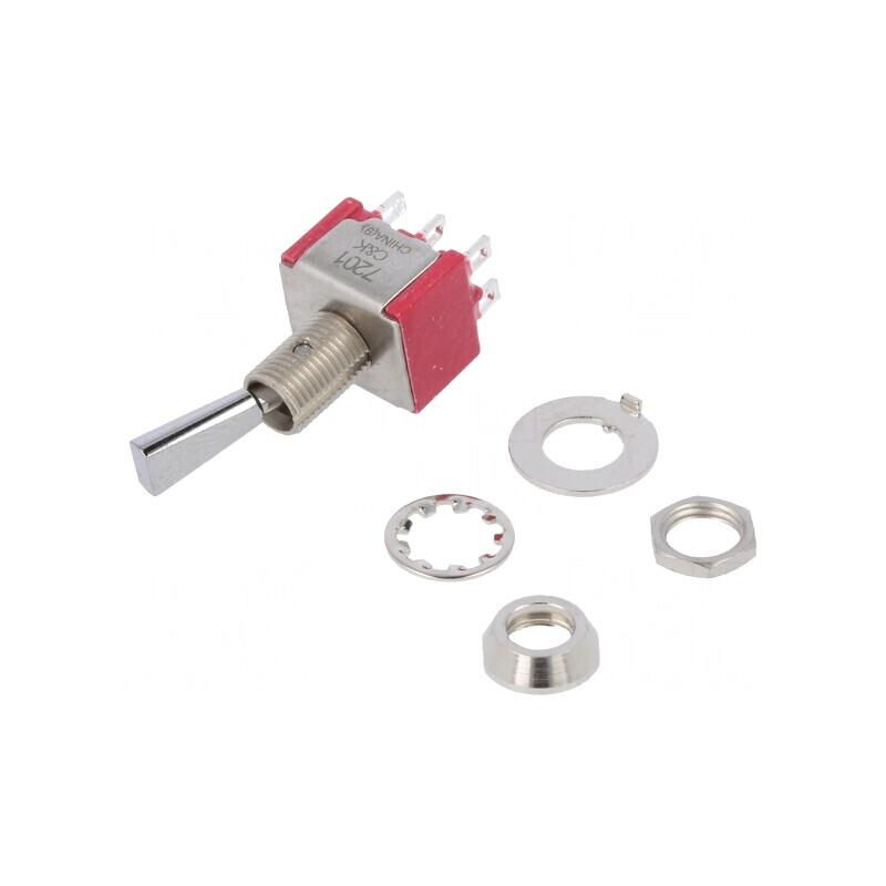 Comutator basculant DPDT ON-ON 5A IP40 | Electronic-mag.ro | Componente Electronice