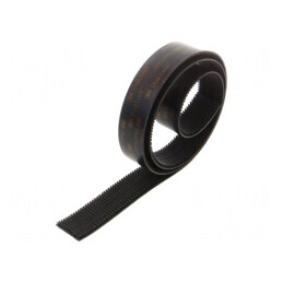 Bandă arici acril neagră 25mm x 1m | Electronic-mag.ro | Componente Electronice