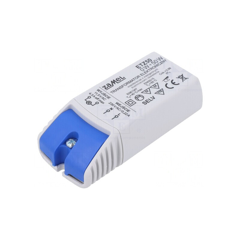 Transformator electronic 50VA 230V 11.5V IP20 | Electronic-mag.ro | Componente Electronice Transformator electronic 50VA 230V 11.5V IP20 | Electronic-mag.ro | Componente Electronice