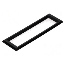 Cadru Negru ABS 97,5x29,4mm 81,5x17,2mm | Electronic-mag.ro | Componente Electronice