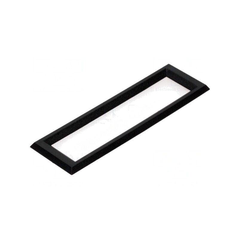 Cadru Negru ABS 97,5x29,4mm 81,5x17,2mm | Electronic-mag.ro | Componente Electronice