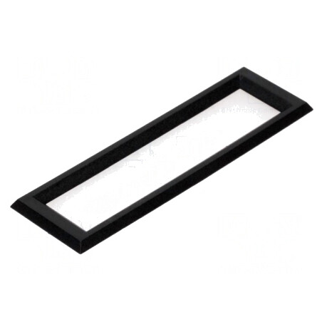 Cadru Negru ABS 97,5x29,4mm 81,5x17,2mm | Electronic-mag.ro | Componente Electronice