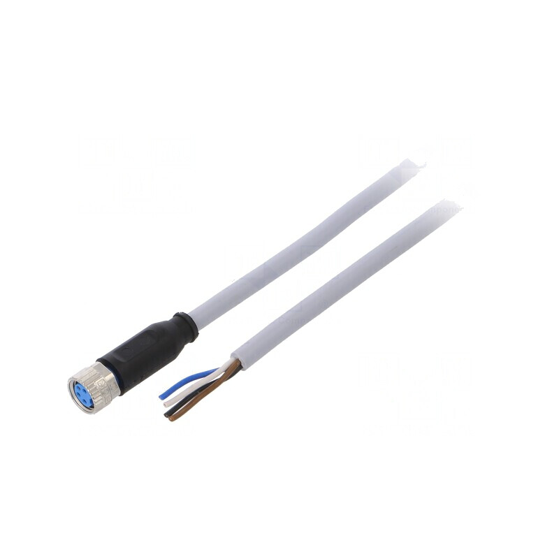 Cablu de Conectare M8 4 Pini 2m 60VAC 4A | Electronic-mag.ro | Componente Electronice