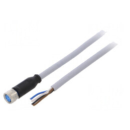 Cablu de Conectare M8 4 Pini 2m 60VAC 4A | Electronic-mag.ro | Componente Electronice