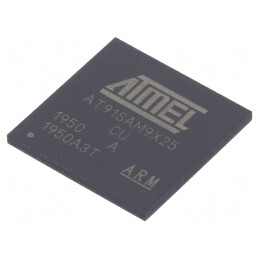 Microprocesor ARM926 SMD LFBGA217 32kB SRAM AT91SAM9X25-CU
