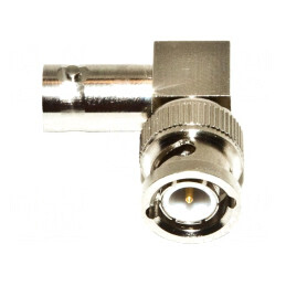 Conector BNC unghi 50Ω tată mamă  | Electronic-mag.ro | Componente Electronice