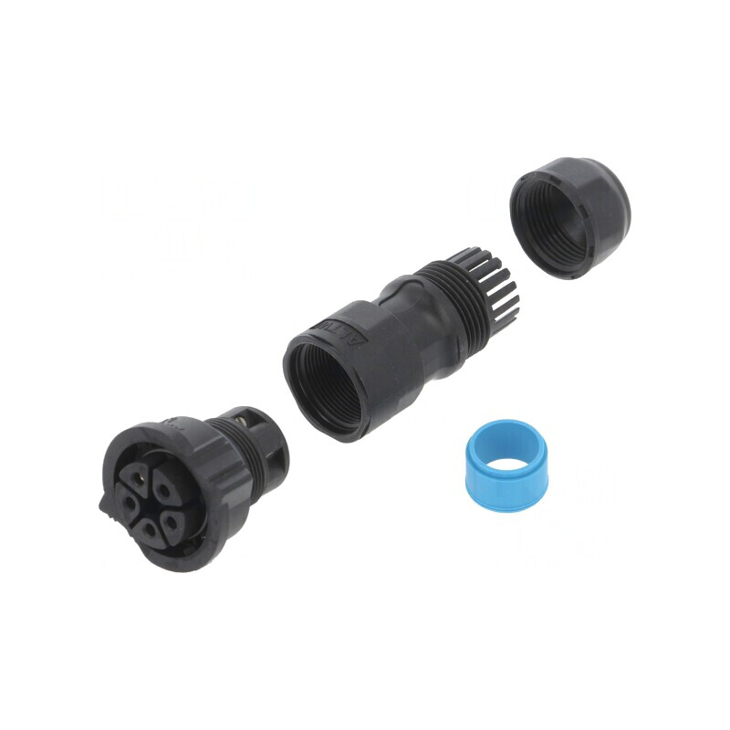 Conector circular mamă cu şurub PIN 5 X-Lok | Electronic-mag.ro | Componente Electronice